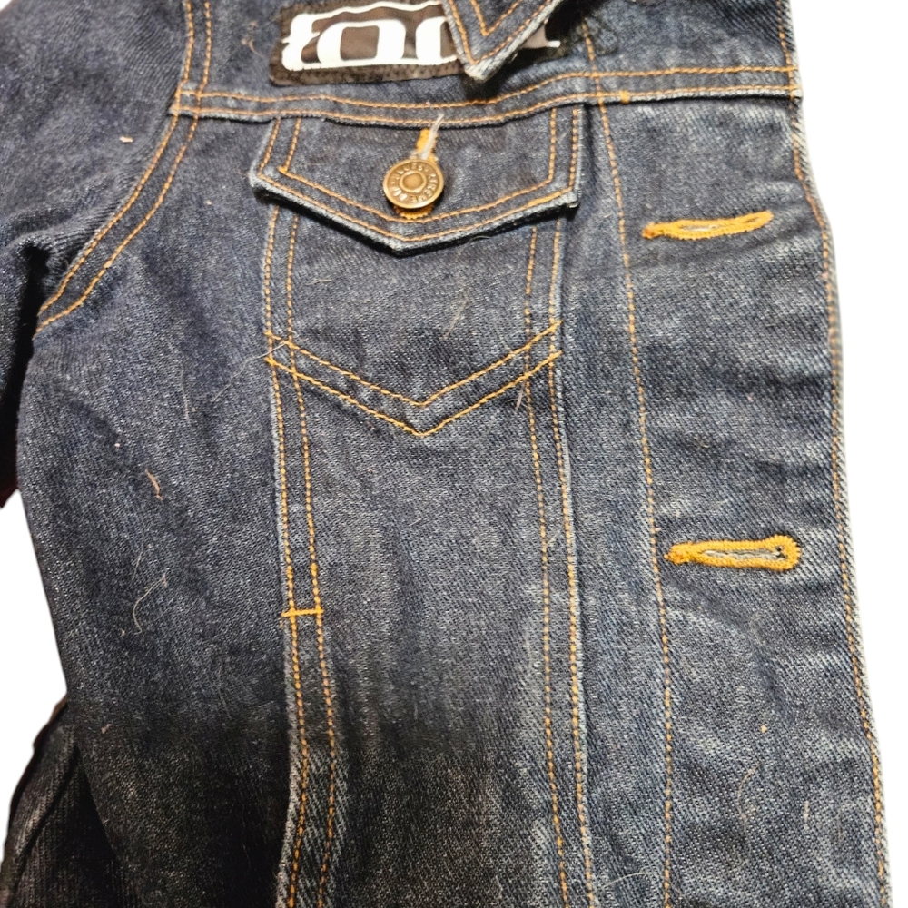 Like New Kids Punk Rock jacket!!! Size MD Several band patches and pyramids - Picture 6 of 10